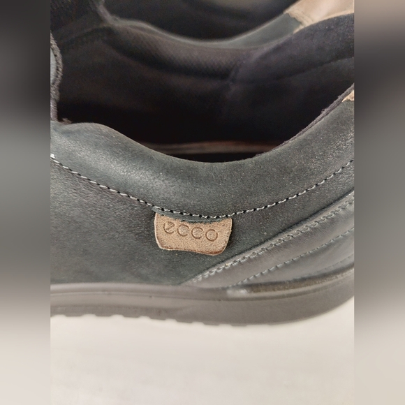 Ecco Fraser Men's Size 12-12.5 Slip On Black Sneaker Shoes (NIB) - Picture 10 of 16